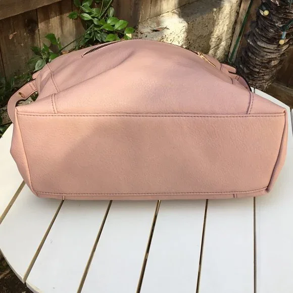 NWT Gussaci Pink Vegan Faux Leather Purse Handbag - Picture 4 of 9